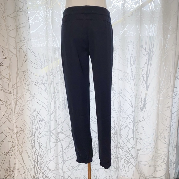 VINCE NAVY BLACK ZIPPER SIDE POCKETS PATCHWORK CARGO JOGGER DRESS PANTS - Picture 5 of 15